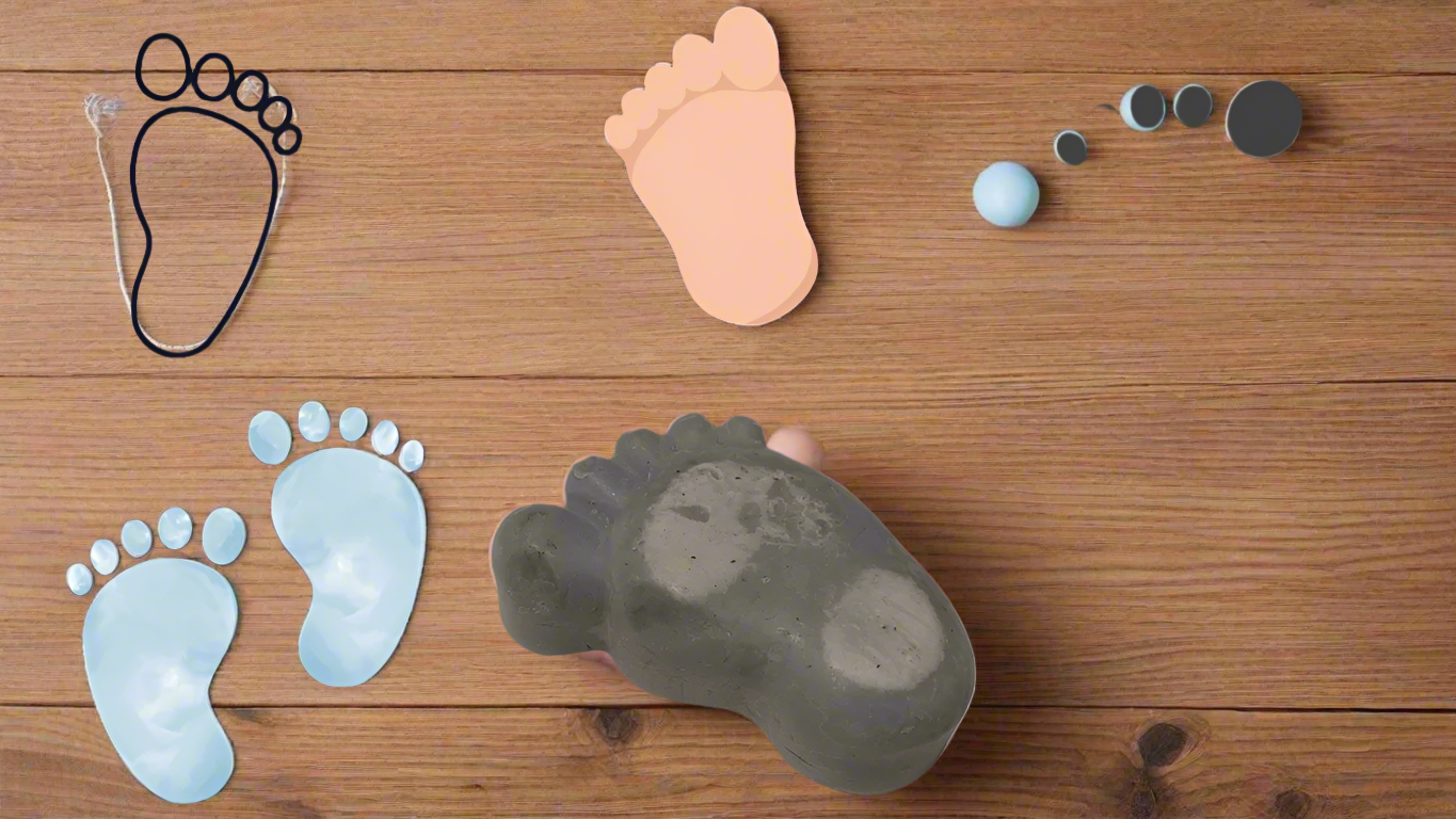 Baby Powder Baby Foot Print Wax Tarts