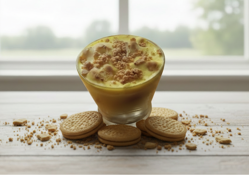 Banana Pudding Custard Crumb Candle