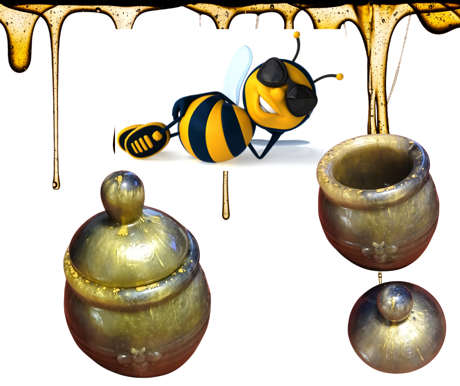 Resin Honey Element Beehive Honey Jars/Storage