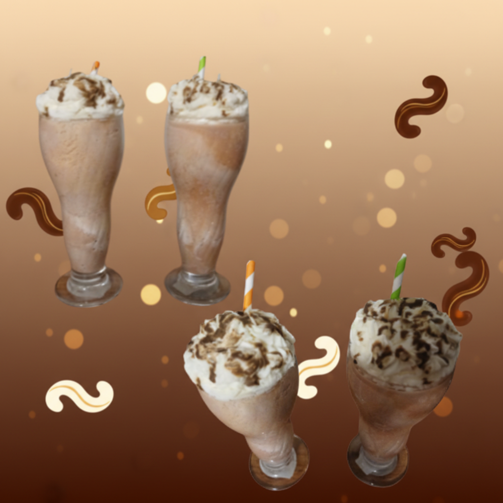 Chocolate Milkshake Candles