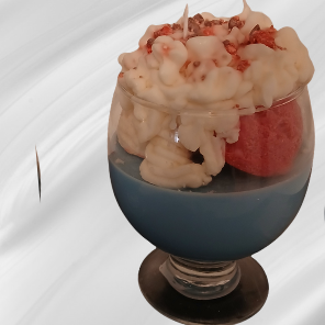 Beach Water Ice Cream Sundae