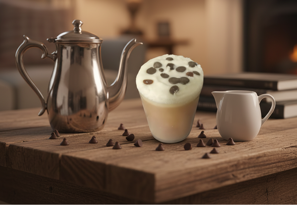 Coffee Shop Small Ice Latte Candle