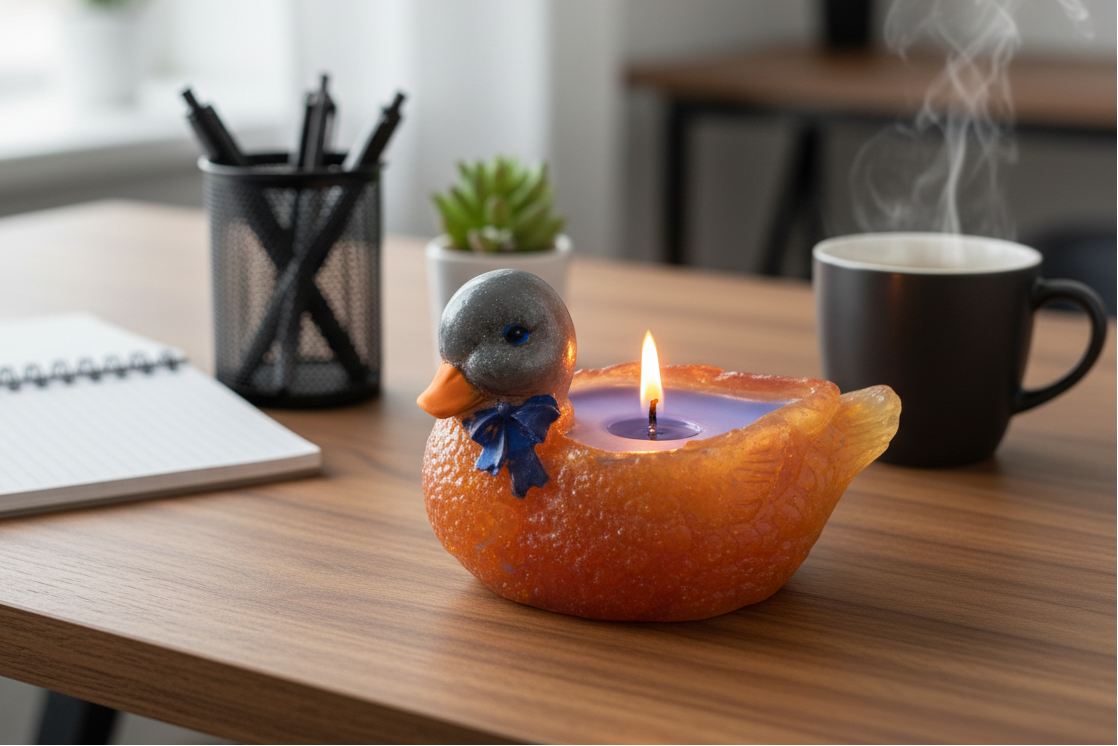 Blueberry Duck Candle