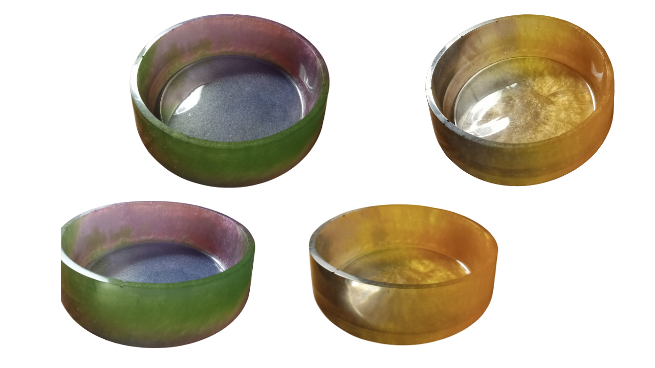Resin Multicolored Storage Bowls