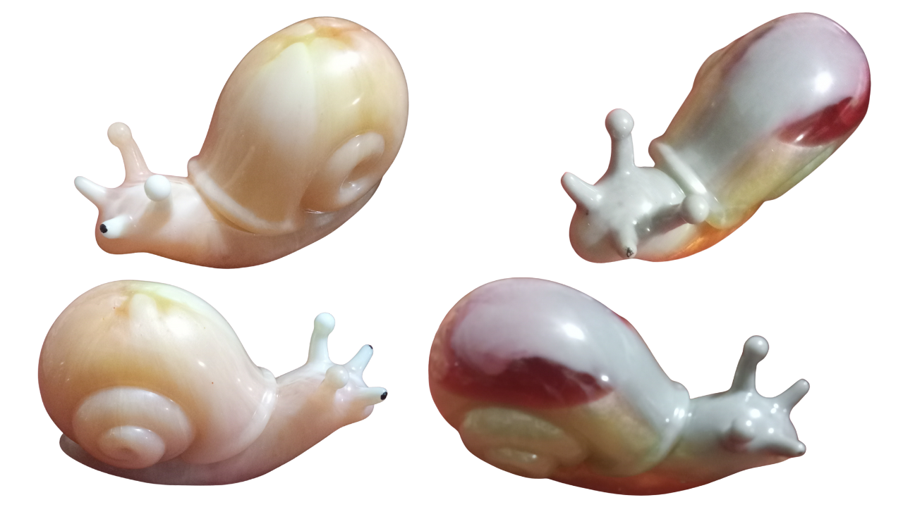 Resin Large 3D Snails