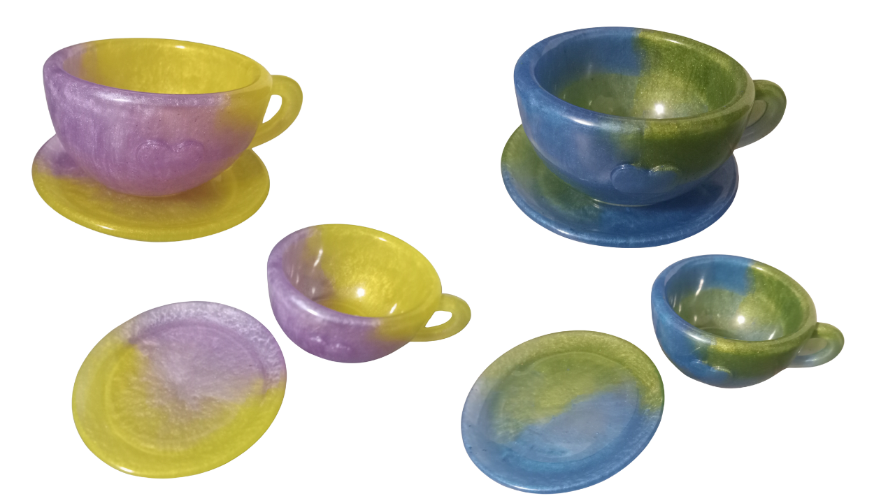 Resin Teacup Storages