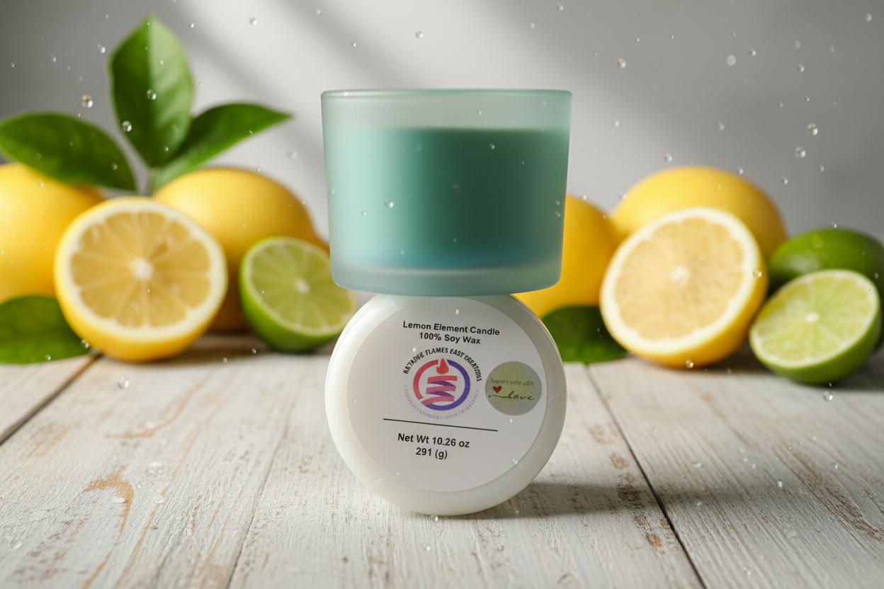 Green Lemon Element Candle