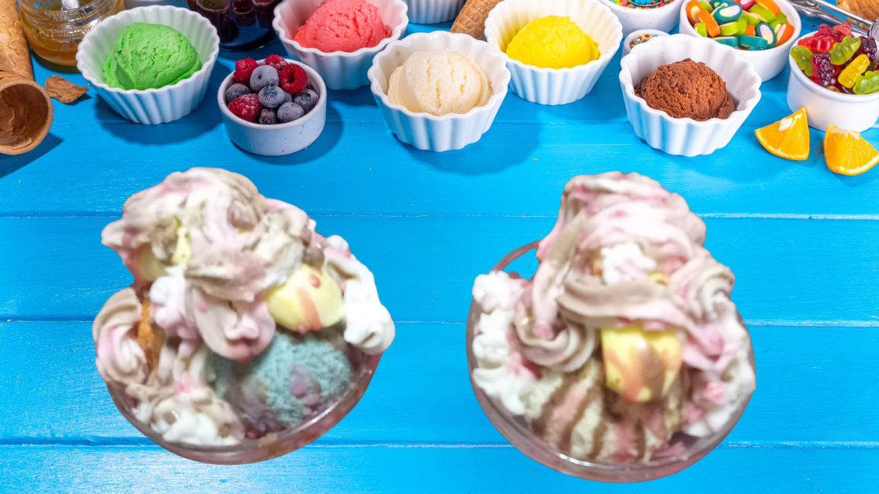 Ice Cream Scoops Banana Sundae Wax Tarts