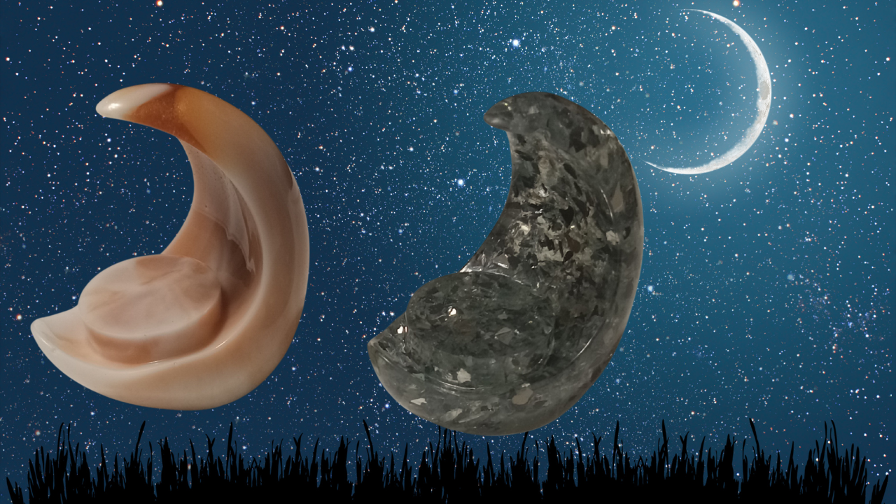 Moon Shape Candle Tealight Holder