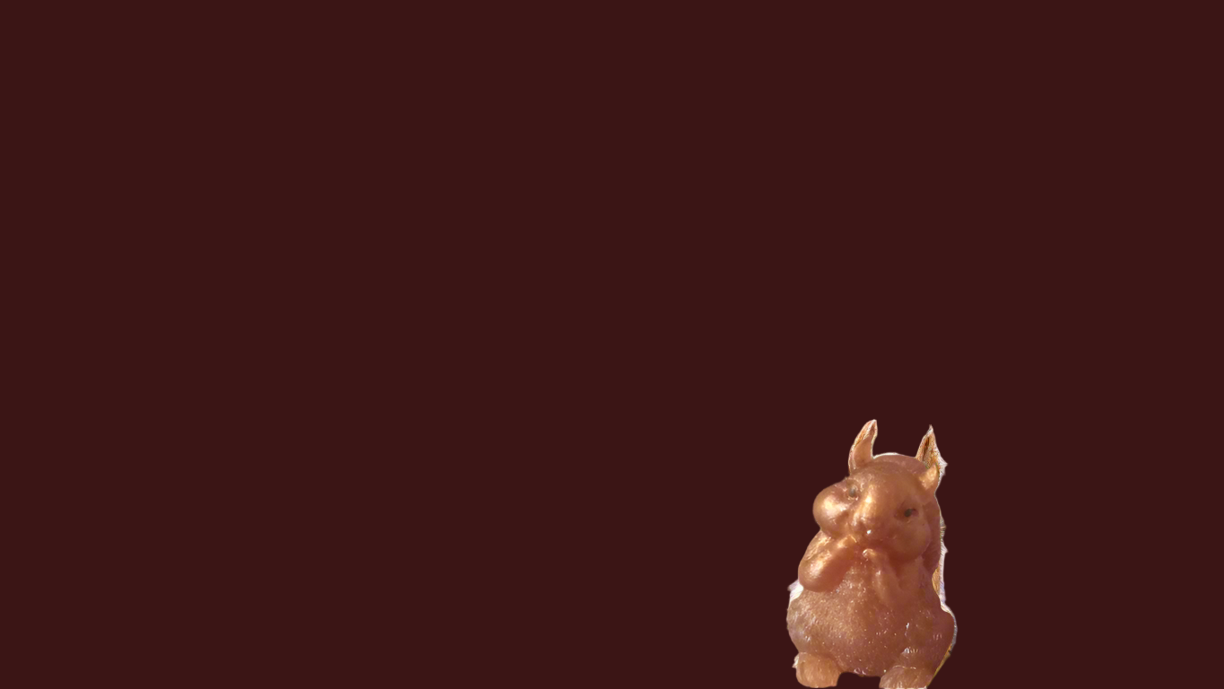 Resin Cute Innocent Squirrels