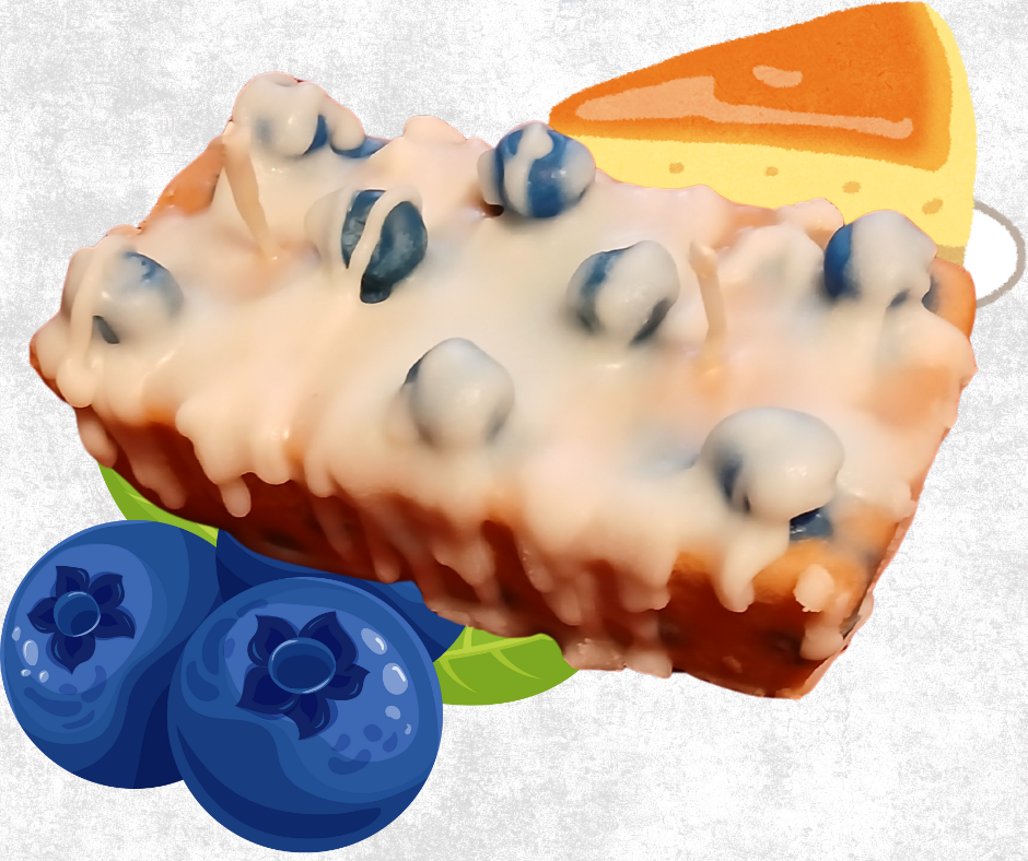 Blueberry Cheesecake Mini Wax Tart Loaf
