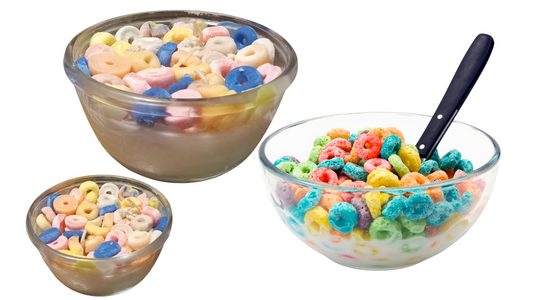 Fruit Loops Cereal Bowl Candles