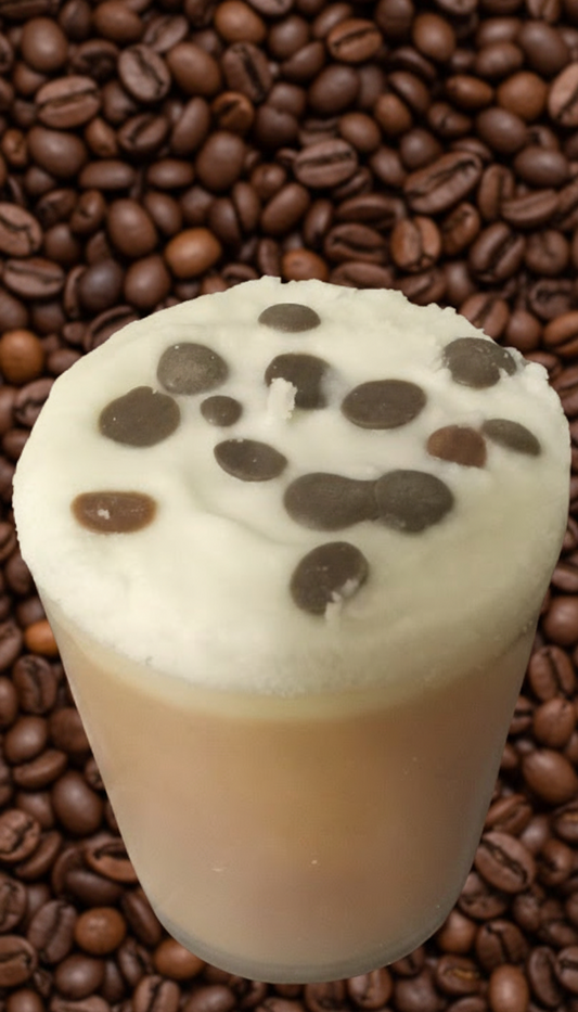 Coffee Shop Small Ice Latte Candle