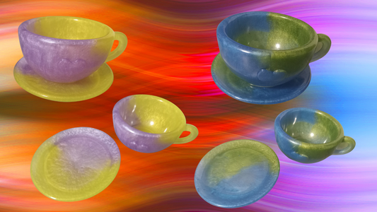 Resin Teacup Storages