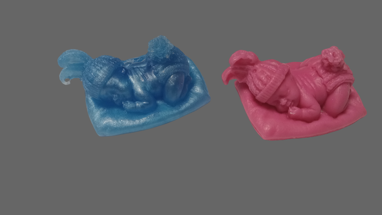 Resin & Unscented Wax Tart Sleeping Infant Babies