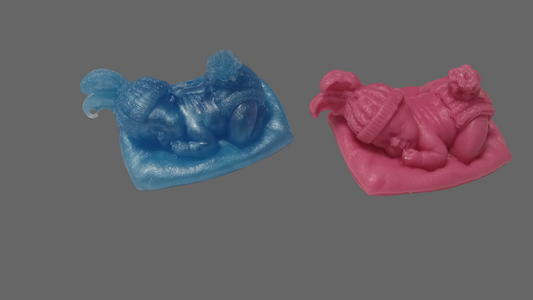 Resin & Unscented Wax Tart Sleeping Infant Babies