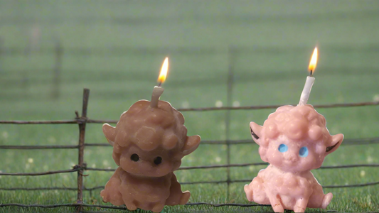 Unscented Lil Bo Sheep Candle