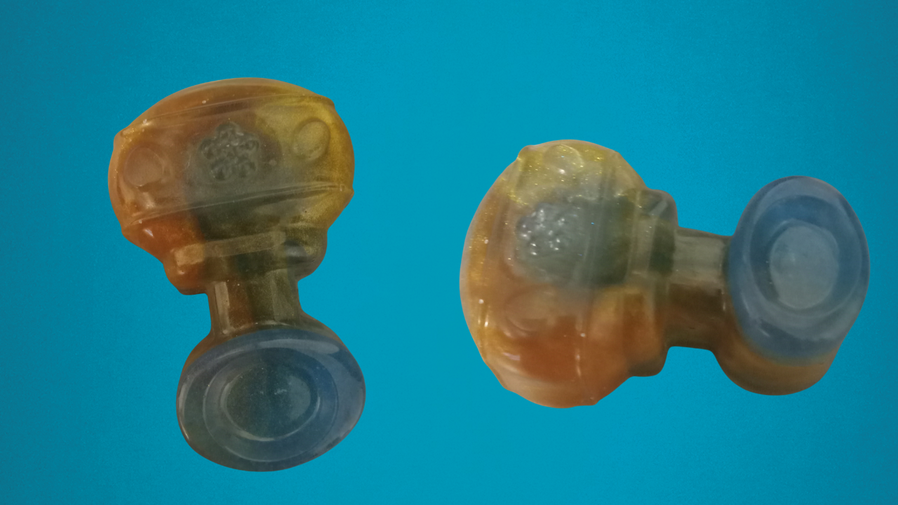 3D Multicolor Resin Art Baby Theme Rattle