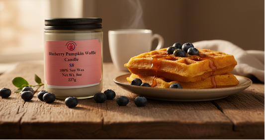 Blueberry Pumpkin Waffle Candle