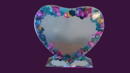 Resin Heart Photo Frames