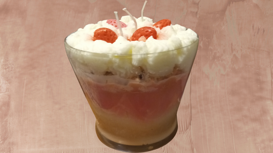 Strawberry Cheesecake Parfait Candle