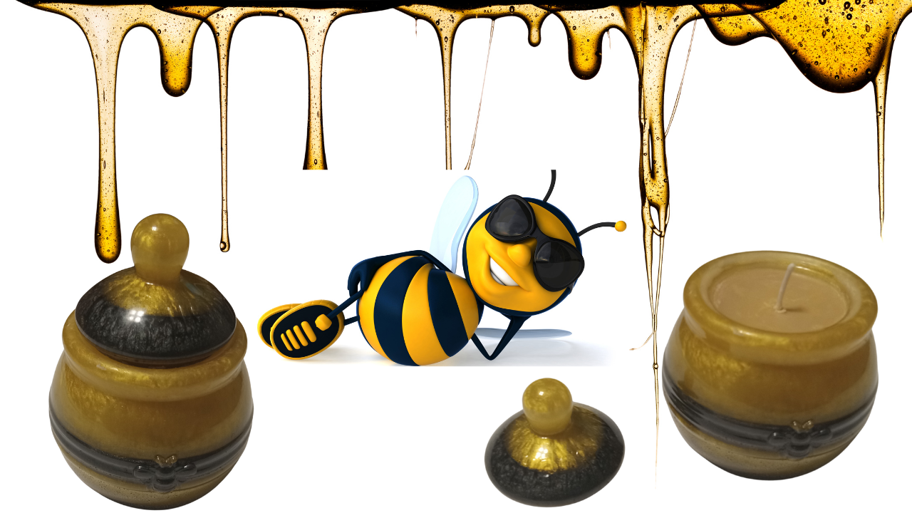 Resin Honey Element Beehive Honey Jars/Storage
