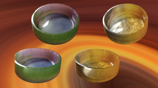 Resin Multicolored Storage Bowls