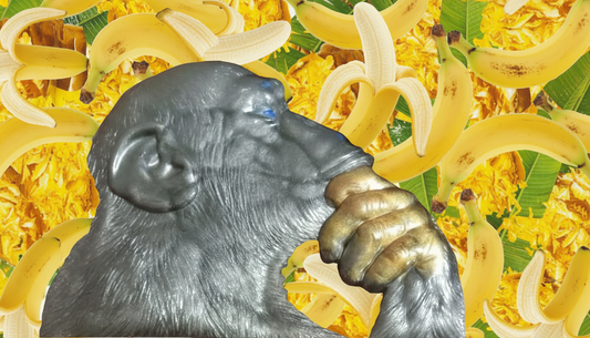 Resin 3D Thinking Monkey