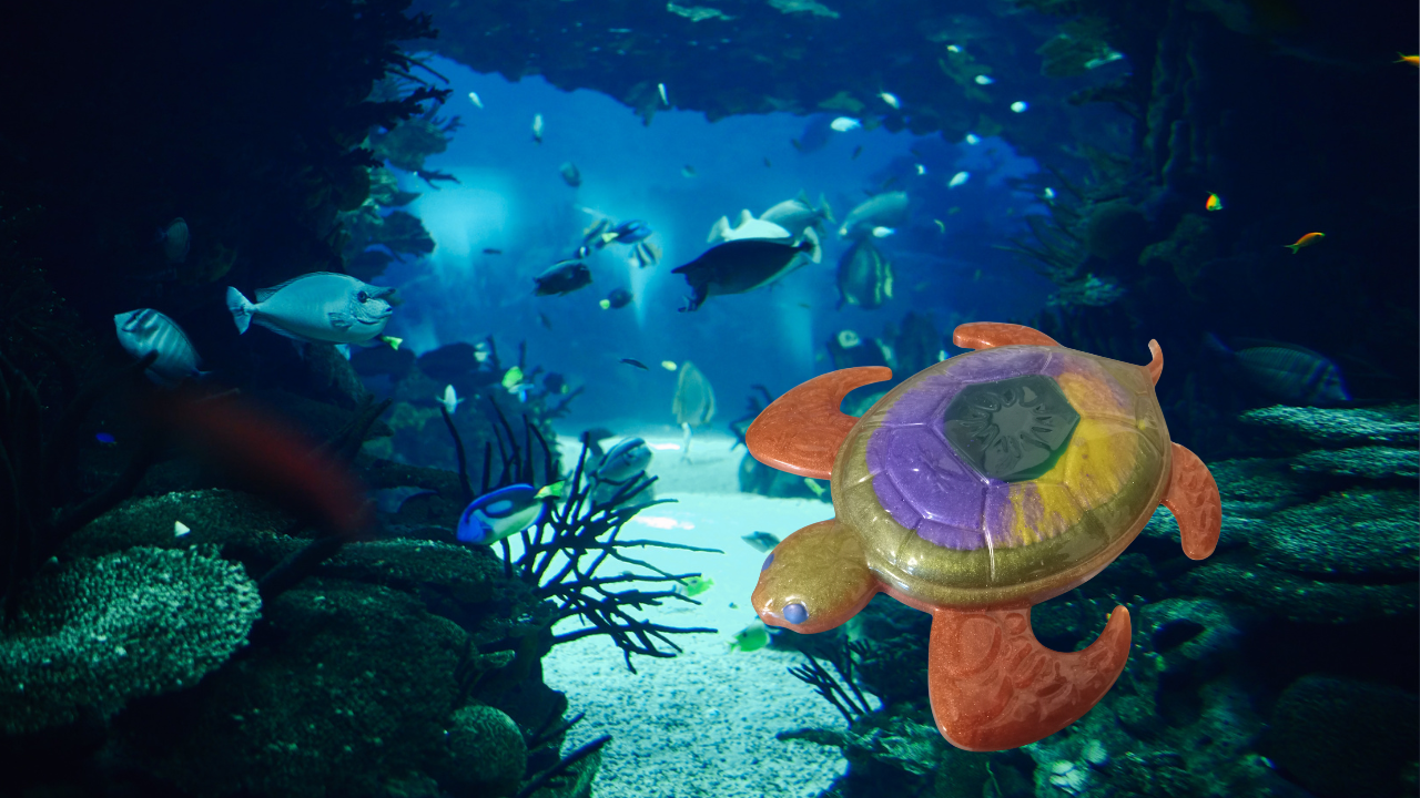 Resin 3D Large Sea Turtles