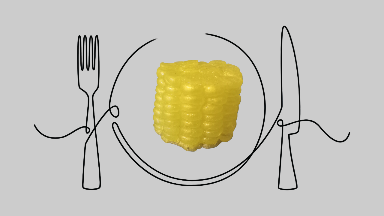 Resin Candle Sweet Corn On The Cob