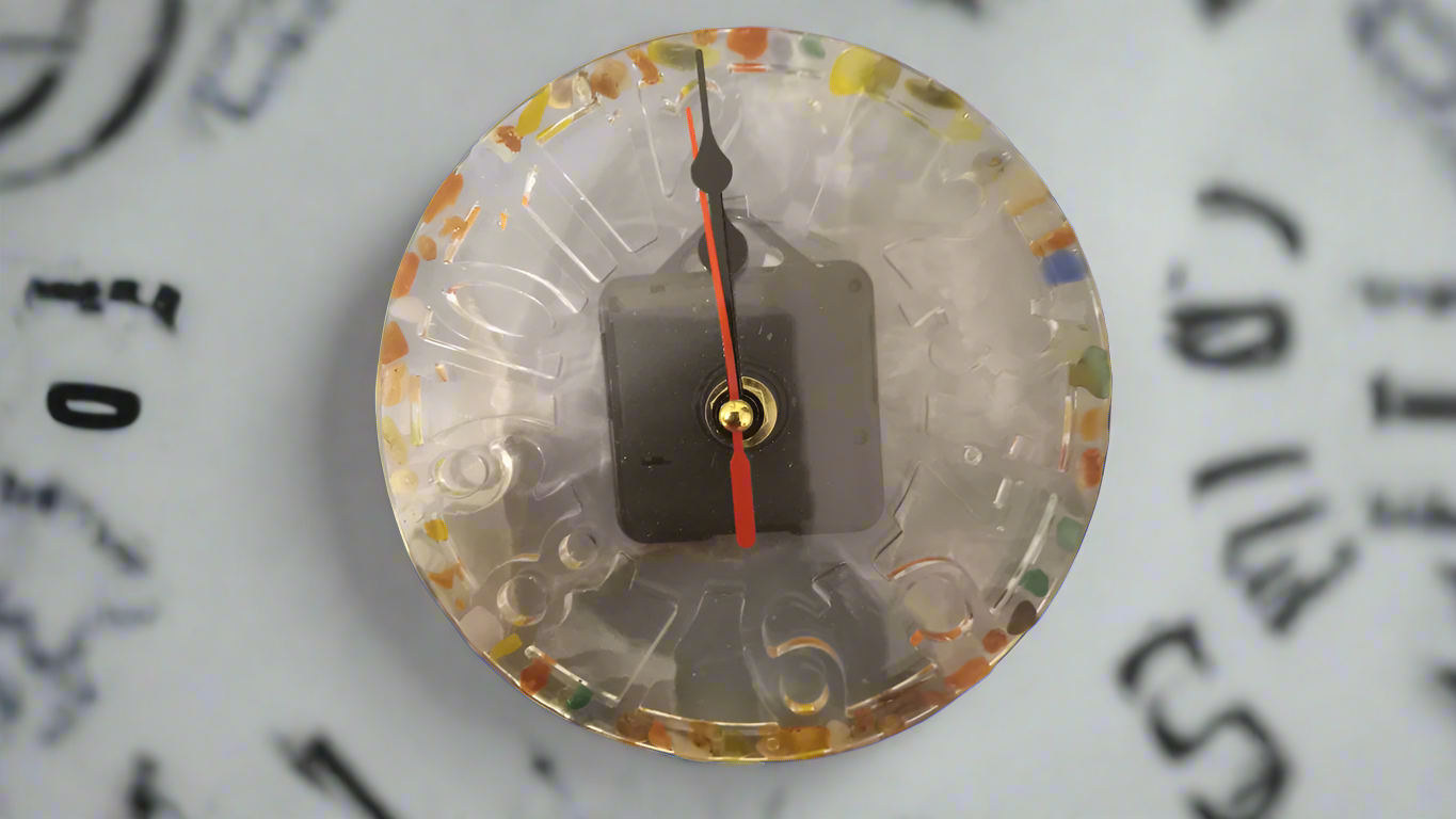 Resin Hand Wall Clocks