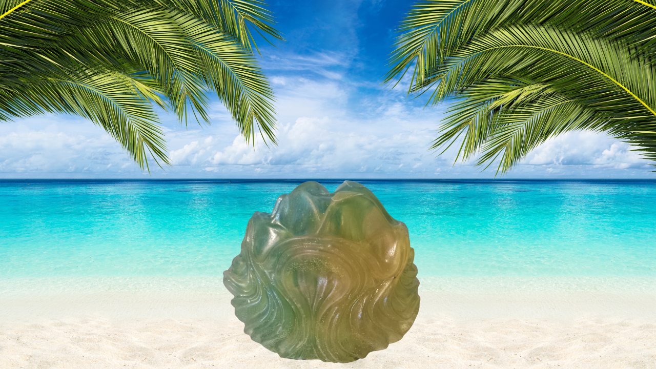 Resin Multicolored Wave Seashells