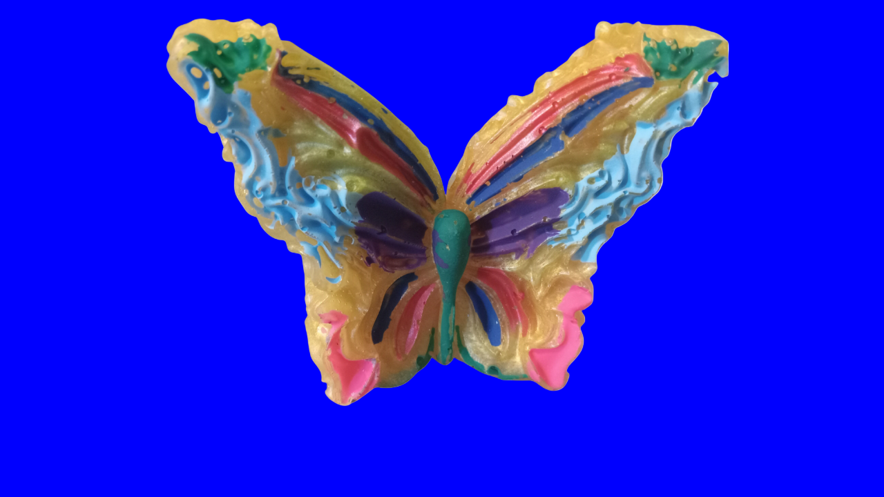 Resin Multicolor Butterfly