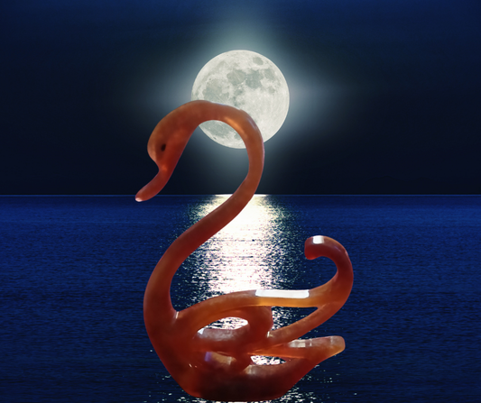 Resin Realistic Swans
