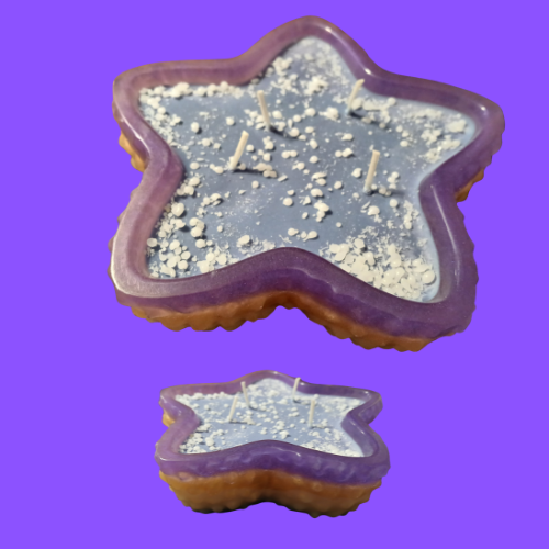 Resin Starfish Wave Candle