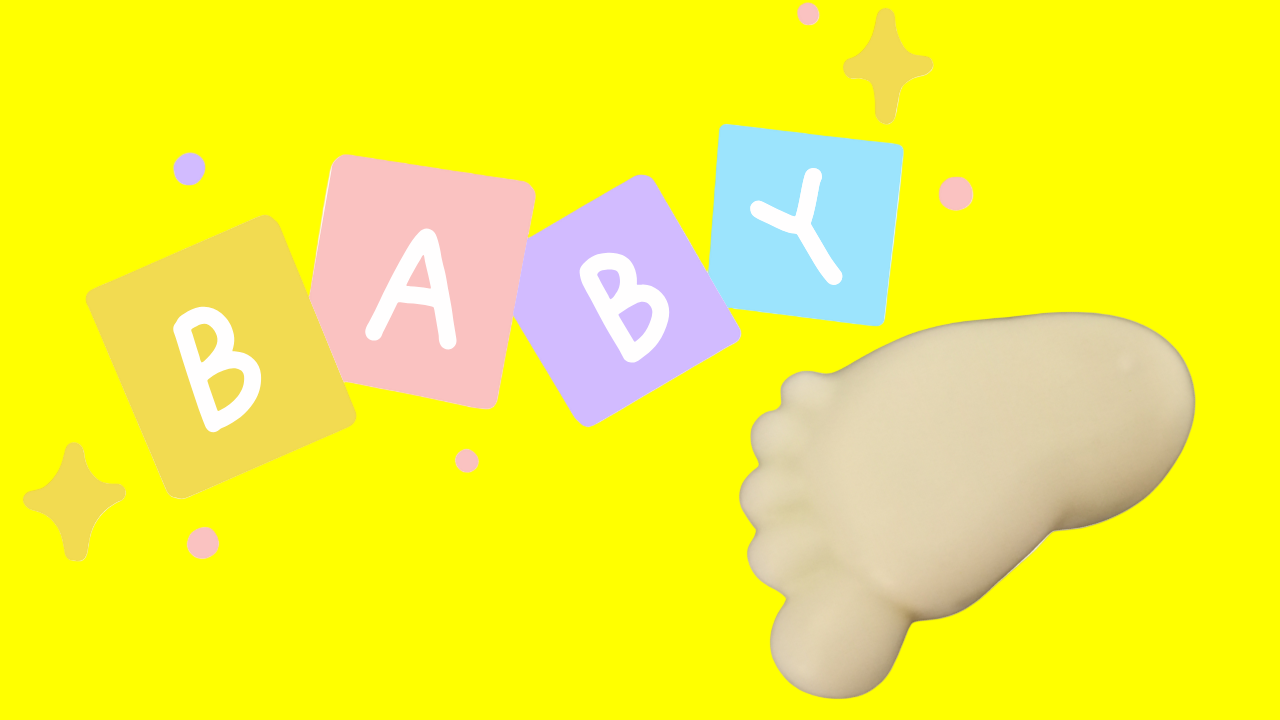 Baby Powder Baby Foot Print Wax Tarts